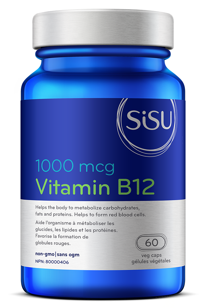 B12 Cyanocobalamin Capsules | Sisu Premium Supplements Canada